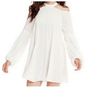 FreePeople Drift Away ColdShoulder MiniDress/Tunic